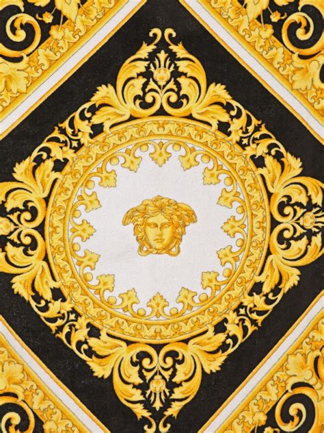 versace pattern gold